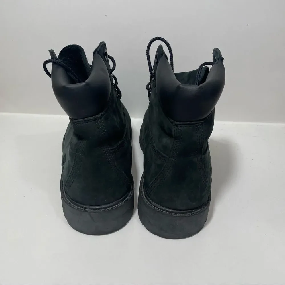 Timberland Black Leather Utility Boots